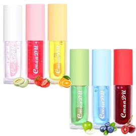 Set 6 Labiales Gloss Magicos Hidratante Aroma Lip Essence Oil Brillo Labial Humectante Labios Cambia Color Lip Gloss Glitter Brillos Furtales Lip Gloss Labial Color Natural