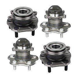 Bode-man 4PC Front and Rear Wheel Bearing and Hub Assembly for 2013-2019 Sentra