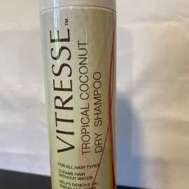 Vitresse Tropical Coconut Dry Shampoo, Removes Oil, Sweat & Odor, 7oz