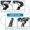 Hawpasy Bicycle Height Adapter 12 cm, Aluminium Riser for Mountain