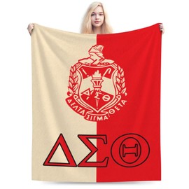 Sorority Gifts Paraphernalia Blanket Ultra-Soft Throw Blanket for Women Girls Sisters Home Decor Bedroom Living Room Sofa Couch Soft Cozy Fleece Throw- 60"x50"