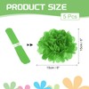 MECCANIXITY 5Pcs Paper Pom Poms, 6 Inch Paper Flowers Tissue