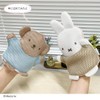 Miffy MF37951 Bath Mitten Puppet Foaming Net, Fluffy Net, Body