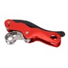 Aluminum Magnalium Alloy Self‑Braking Stop Descender for 10‑12mm Rope Climbing