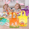 6PCS Easter Tote Bags, Easter Gift Bags with Handle, Non-Woven