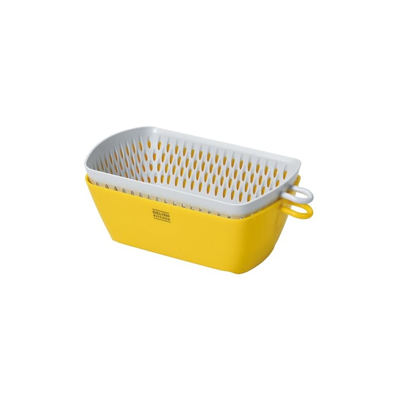DELISH KITCHEN CC-1853 Pearl Metal Colander Bowl with Lid Kaku
