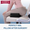 HOMBYS Adjustable Height BBL Pillow After Surgery for Sleeping,High Density