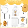 30 Sets Employee Appreciation Gifts for Coworkers Inspirational Potato Keychain