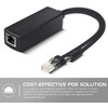 Adaptador divisor POE activo, 48 V a 12 V, IEEE