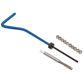 E-Z Lok EK20215 Helical Threaded Insert Kit, 304 Stainless Steel, #4-40 Thread Size, 0.168" Installed Length (Pack of 10)