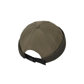 CLAPE Unisex Docker Hat Summer Waterproof Docker Cap Men Women Lightweight Ultra Thin Sailor Hat Rolled Up Edge Beanie Brimless Hat Adjustable Biker Hat, WBBH2401-Green