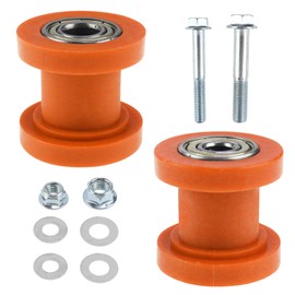 10mm and 8mm Chain Guide Roller Pulley Tensioner for Motorcycle 125cc 140cc 160cc SSR XR125 CRF50 KLX110 Pitster Pit Dirt Mini Bike ATV Parts Orange