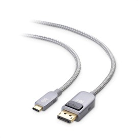 Cable Matters Pro Series USB-C to DisplayPort Cable in 6 Feet, Space Gray