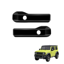 Kylorune Custom Parts for JB64/JB74W/JC74 Accessories Agrip Cover Door Grip Panel Interior Door Handle Panel Cover (3 Door, Piano Black)