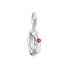 Thomas Sabo Women Silver Charm Pendant with Two Linked Rings
