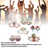 18pcs Paper Eyeglasses 6 Styles Funny Hawaiian Paper Sunglasses for