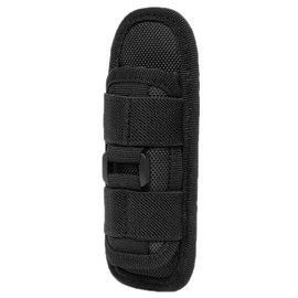 TRIWONDER Tactical Flashlight Pouch Torch Holster LED Flashlight Holder Carry Case wtih 360 Degree Rotatable Clip (01 Black)