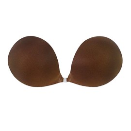 NuBra SE998 Seamless Push up Strapless Bra Molded Pads Cup A B C D E Made in USA, Chocolate
