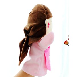 ZXUY Family Style Hand Puppets Soft Plush Puppets Family Members Hand Puppets Cute Toys for Kids Storytelling Imaginative Pretend Play Teaching (Mother)