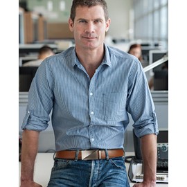 BOSTANTEN Mens Belt Leather Ratchet Belt For Men Dress and Casual with Adjustable Buckle, Trim to Fit