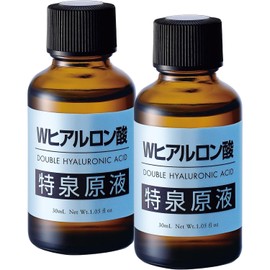 Special Spring Solution, W Hyaluronic Acid Solution Essence, 1.1 fl oz (30 ml) x 2 Piece Set, 100% High Concentration W Hyaluronic Acid Made in Japan (Made in Japan), Moisturizing, Aging Care, Skin