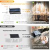 MIHANI Solar Lights Outdoor, Solar Motion Deck Lights Outdoor for