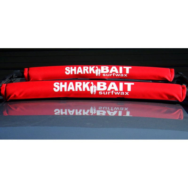 Sharkbaitsurfwax 30" SHARKBAIT AERO roof rack pads RED for 2