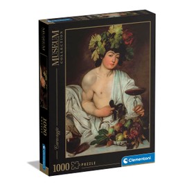 Clementoni - 39765 - Puzzle Colección Museos - Caravaggio, Bacchus - Puzzle De 1000 Piezas, Puzzle Cuadros De Arte, Desde 14 Años, Made In Italy