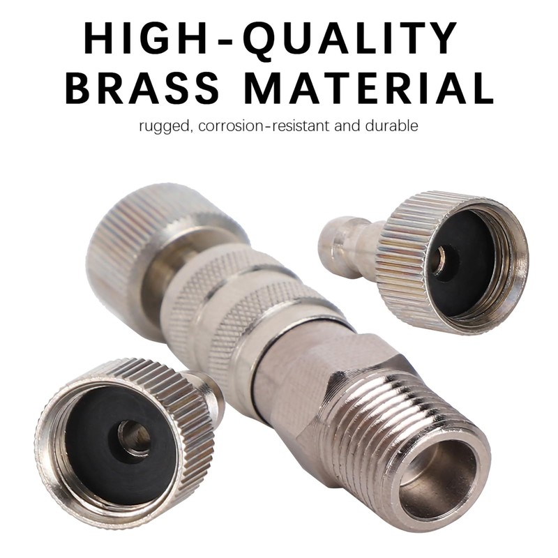 Airbrush Coupler Brass Quick Accessories Adapter Fitting Hoses Compressors Connector