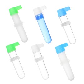 Levemolo 6 Piezas Bebederos Automáticos para Pájaros Botellas Colgantes para Jaulas Dispensadores de Agua Resistentes y Fáciles de Limpiar para Periquitos Cacatúas Agapornis y Canarios
