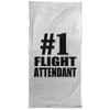Designsify Gifts, Number One #1 Flight Attendant, Hand Towel 15x30