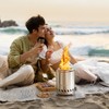 Tabel Top Fire Pit Mini, Portable Firepit Outdoor, 5.5 Inch