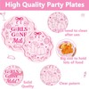96 Pcs Girls Gone Mild Bachelorette Party Decorations Pink Sleepover