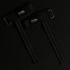 FYGL Lifting-Straps - Neoprene Padded Wrist-Wraps with Nylon Dura Grip