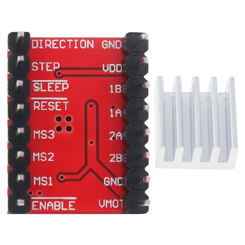 DiGiYes 3Pcs Stepper Motor Driver Module with Heat Sink Compatible
