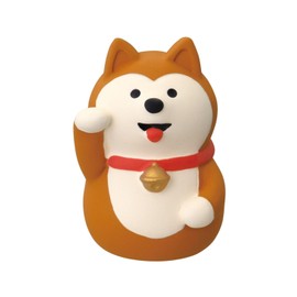 Decole Corporation Concombre Lucky Charm Dog, Size: Approx. W 0.9 x D 0.9 x H 1.3 inches (2.3 x 2.3 x 3.4 cm) ZSG-29762G