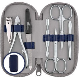 marQus Manicure Set, 7 Pieces with Nail Clippers, from Solingen, Made in Germany, for Hand and Foot Care