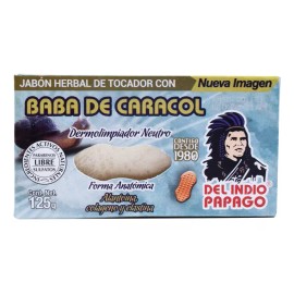 Del Indio Papago Jabon Baba De Caracol Barra Indio Papago 125 Gramos