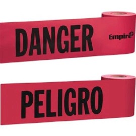 Empire (6)-Empire 3 In. W x 200 Ft. L High-Visibility Danger Caution Tape 77-0204