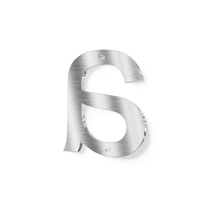 Graviers Design House Numbers - Solid Steel Fine Structure in