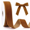 Vintage Rust Velvet Ribbon - 1 Inch x 10 Yards