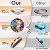 DARUITE Glass Fridge Magnets, Fridge Magnets for Refrigerator, Small Magnets