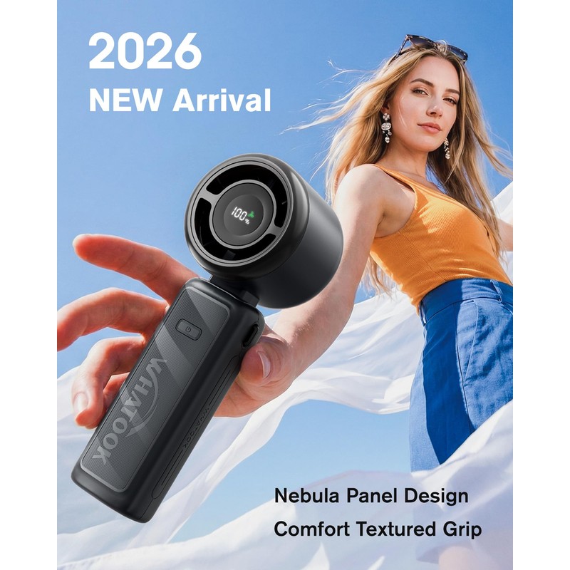 High Speed Handheld Fan Rechargeable Personal Portable Fan