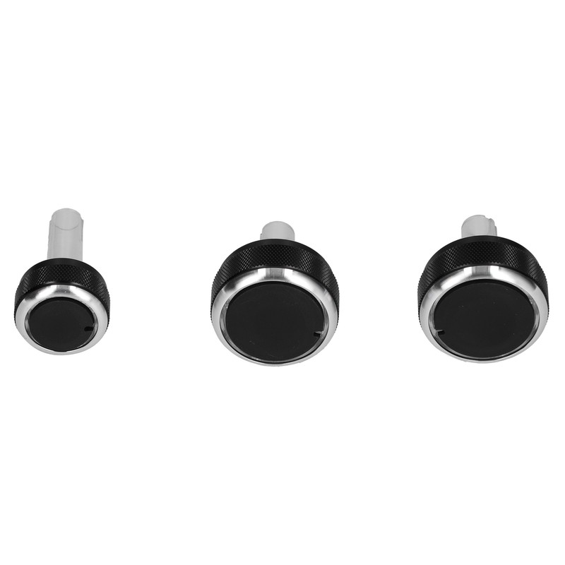 3PCS Car Air Conditioner Switch Climate Controller Knob Replacement for