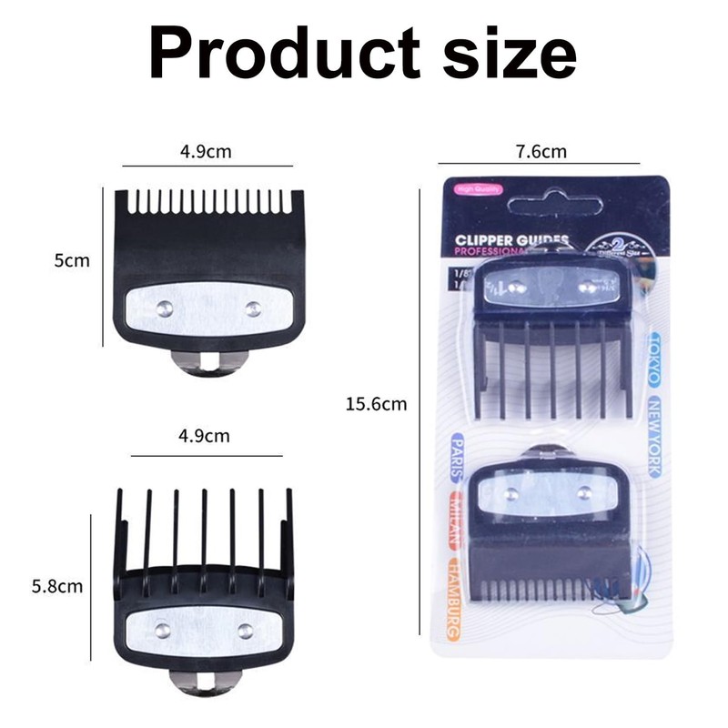 2 Pcs Clipper Guards for Wahl Clippers – Sizes 0.5