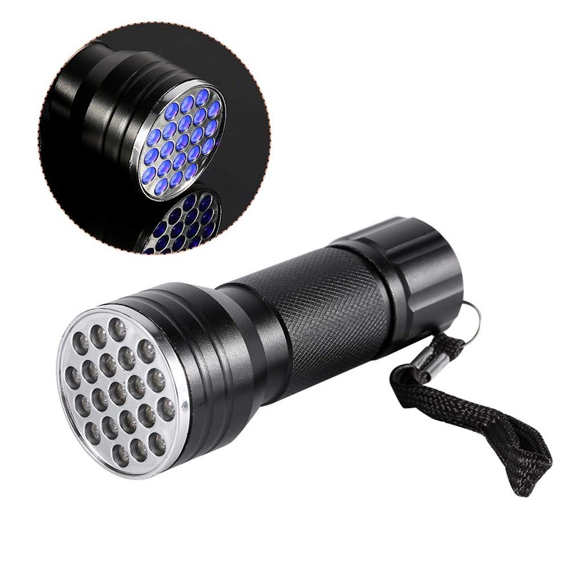Ejoyous Ultraviolet Flashlight, Portable Torch Lamp, UV 21 LED Blacklight