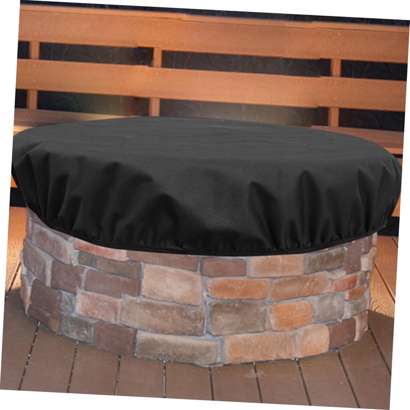 Gatuida Fire Pit Cover for Outdoor Patio Fireproof Oxford Fits