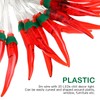 OSALADI LED Red Chili Pepper Lights,Red Pepper Light String,Battery Operated