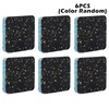 6Pcs Anti-Vibration Pads,4"x4" High Density Rubber Shock Absorbing Washer Pads,Non-Skid