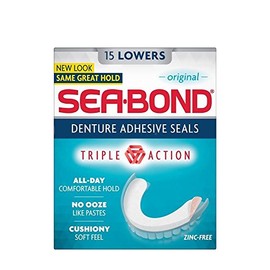 Seabond Seabond Denture Fixative Seals Lowers (15) - Pack of 2